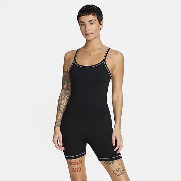 Womens Black Bodysuits. Nike